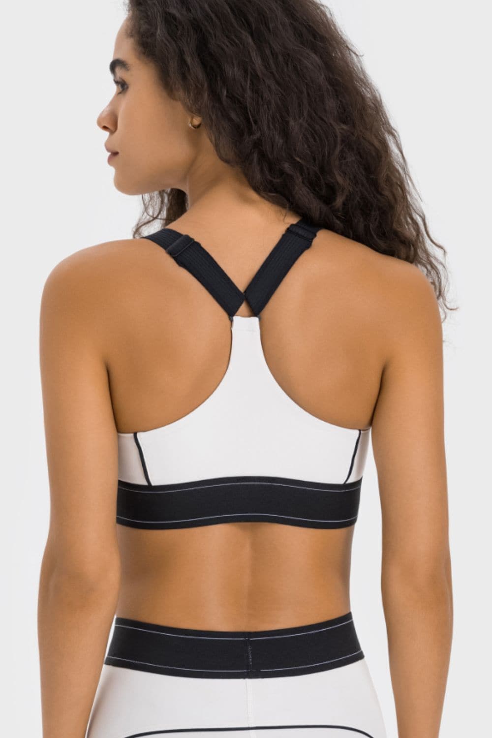 Contrast Sports Bra.