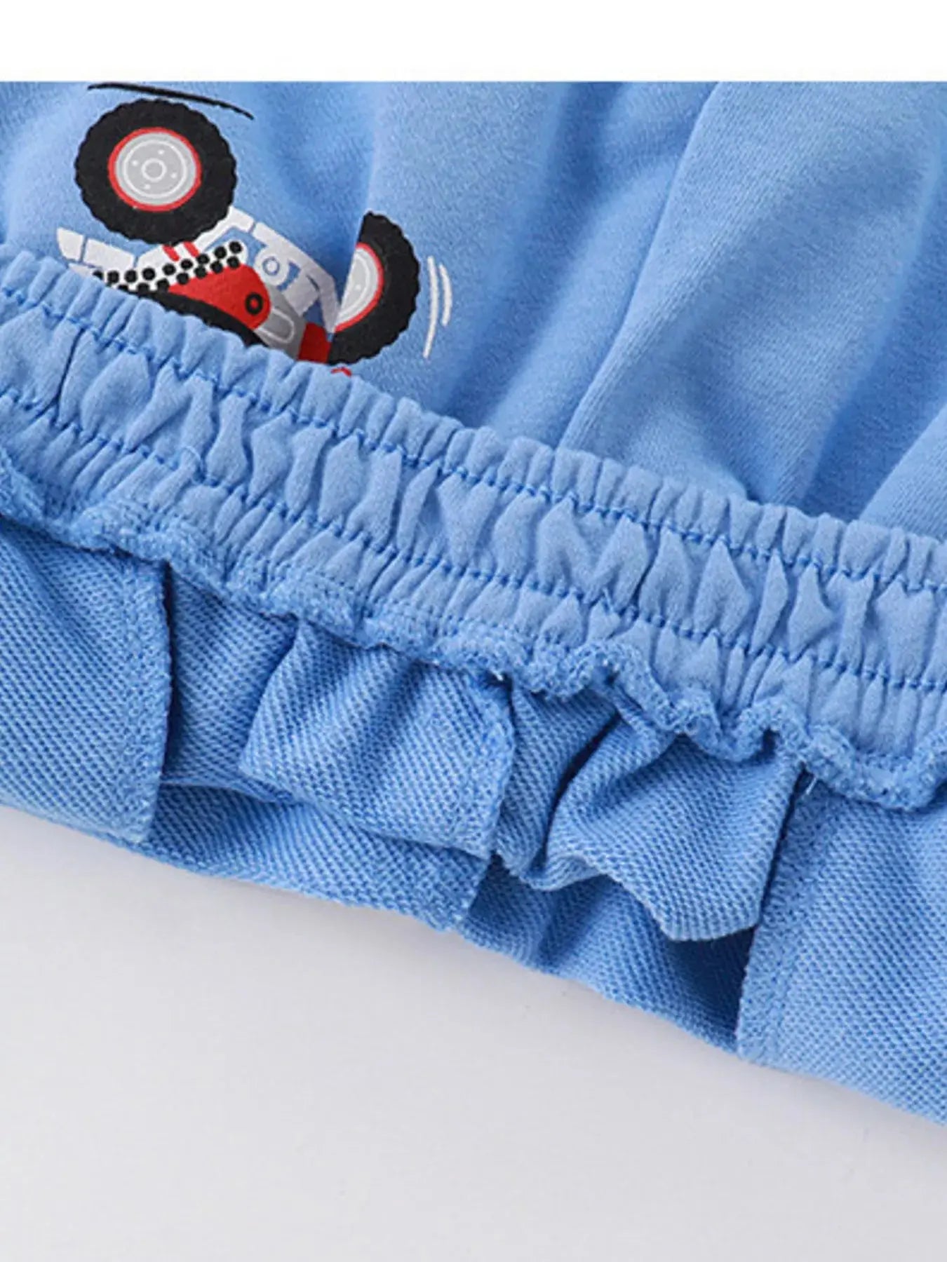 Children's Cartoon ATV Print Tee and Shorts Set Simply Love
