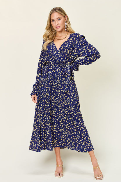 Double Take: Flounce Sleeve Dress
