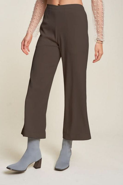 Davi & Dani Chic Wide Leg Trousers