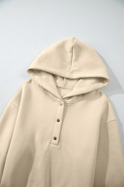 Parchment hoodie & high-waist set