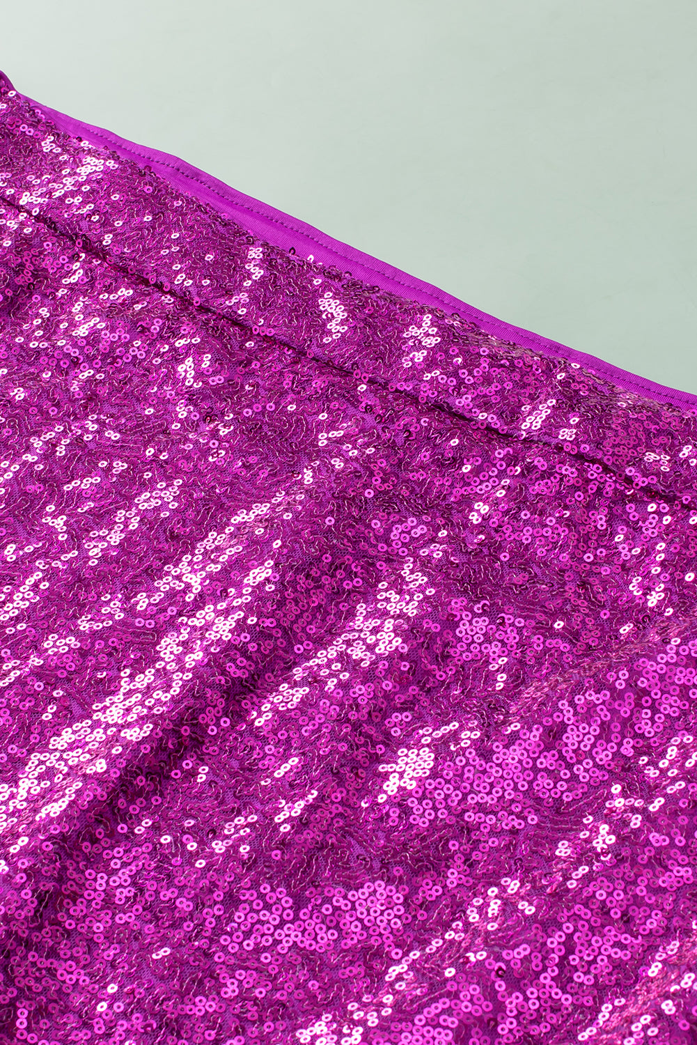 Violet sequin midi skirt plus size