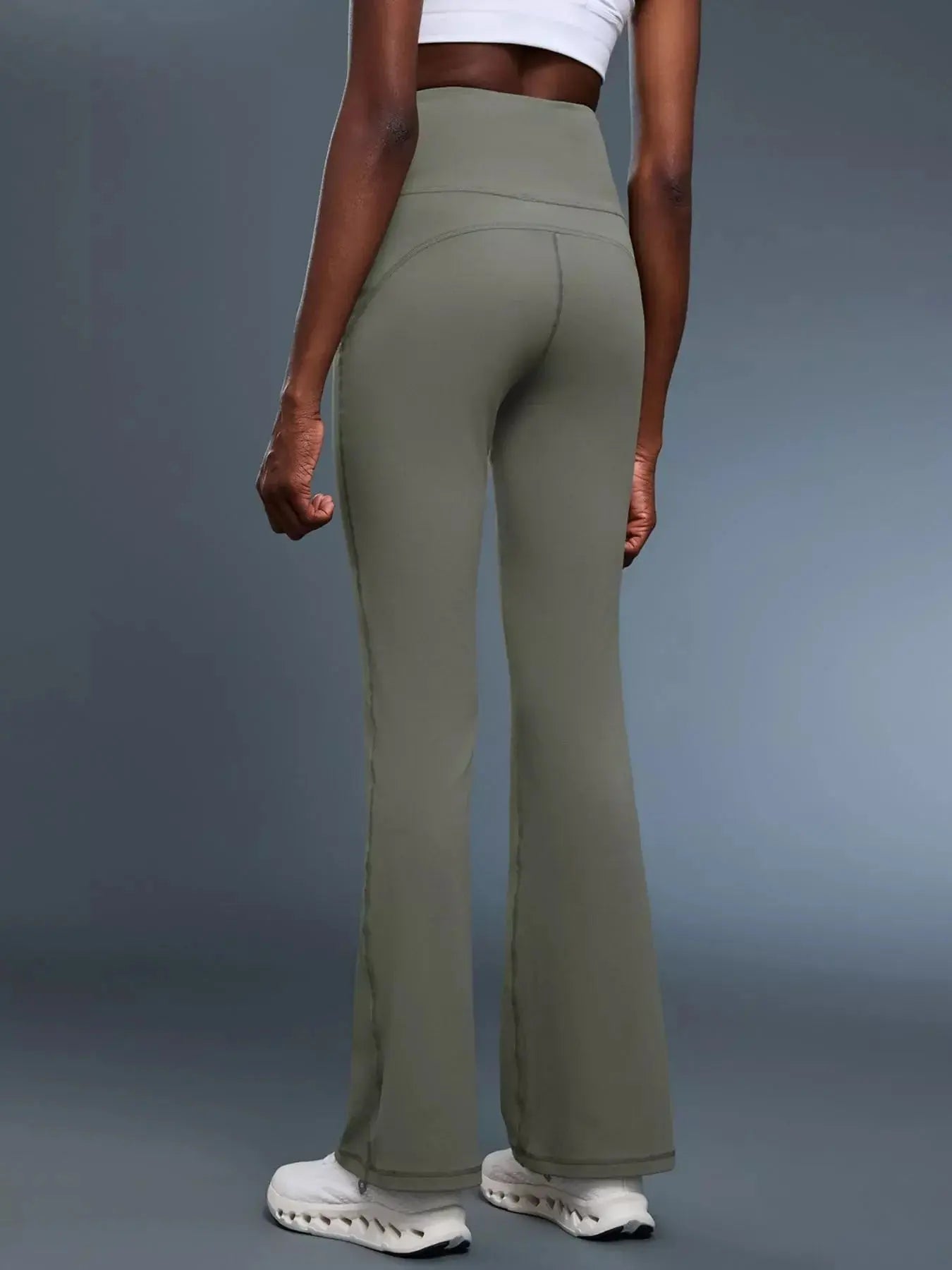 High-Waisted Flare Active Pants Simply Love