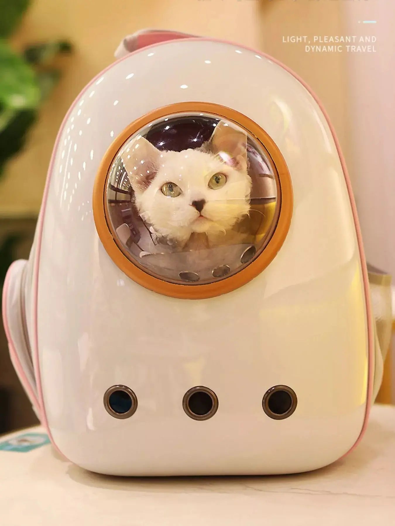 Space Capsule Transparent Pet Carrier Backpack Simply Love
