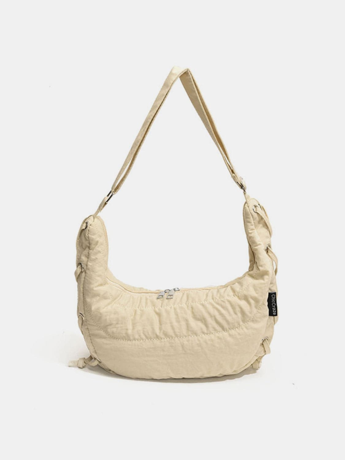 Large polyester crossbody bag