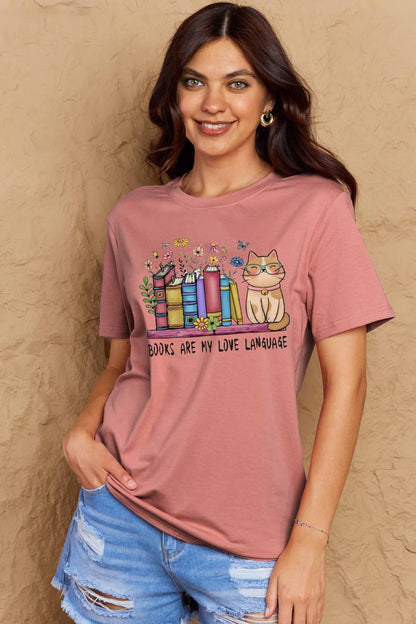 Simply Love: Books Graphic Tee