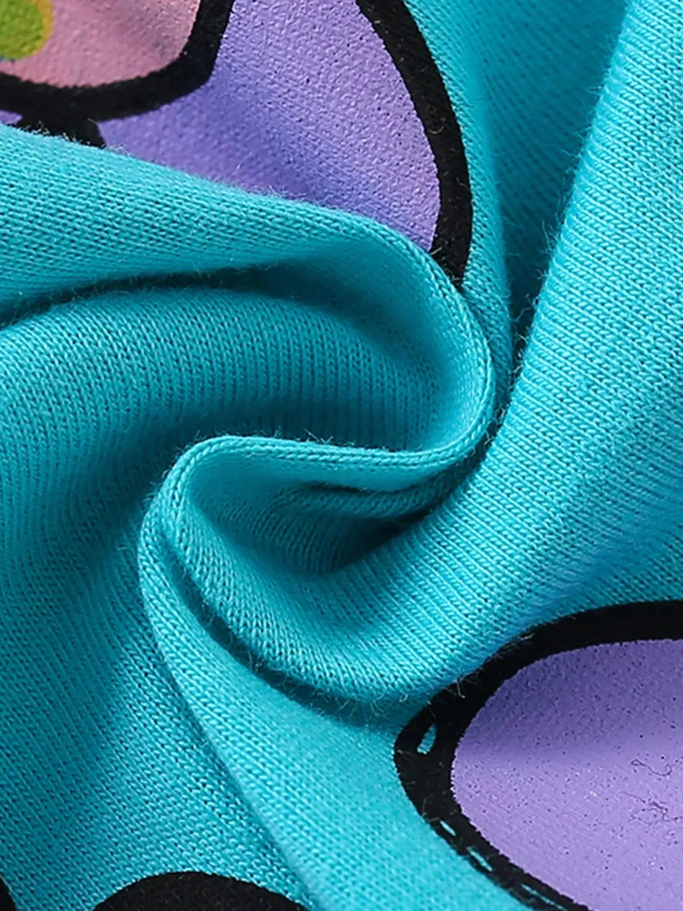 Children's Round Neck Top and Shorts Set Simply Love