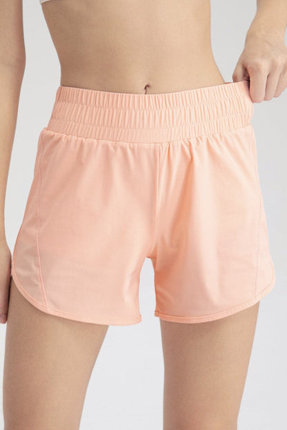 Elastic Waist Active Shorts.