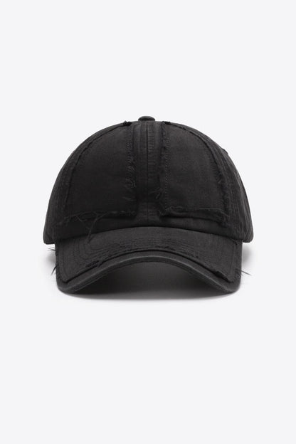 Distressed Adjustable Baseball Cap.