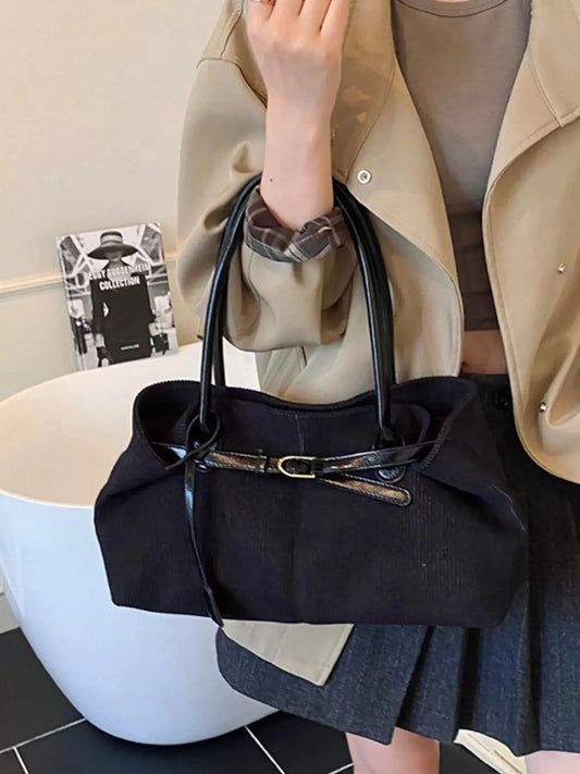 Buckle Decor Shoulder Bag Simply Love