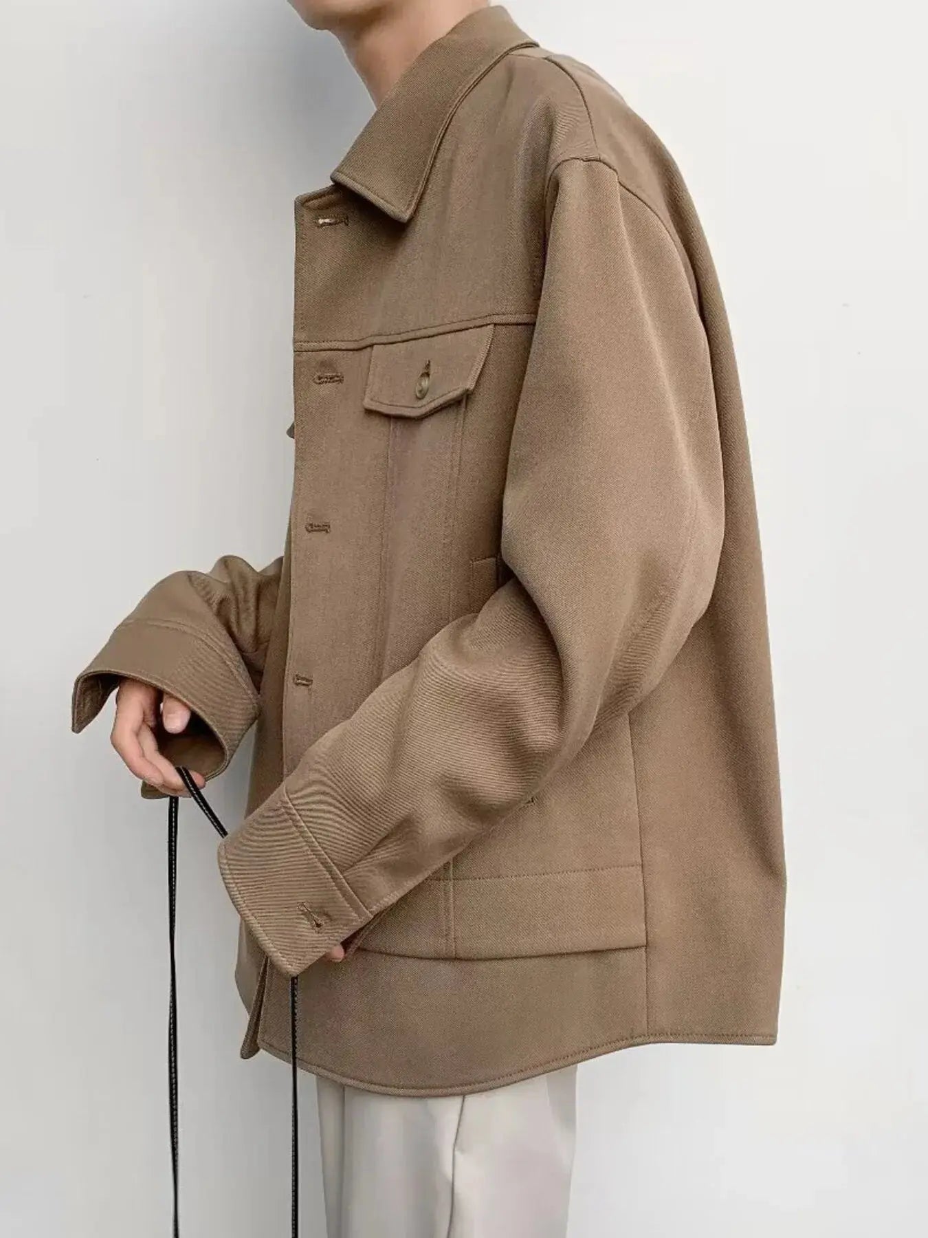 Men's Casual Button-Down Jacket Simply Love