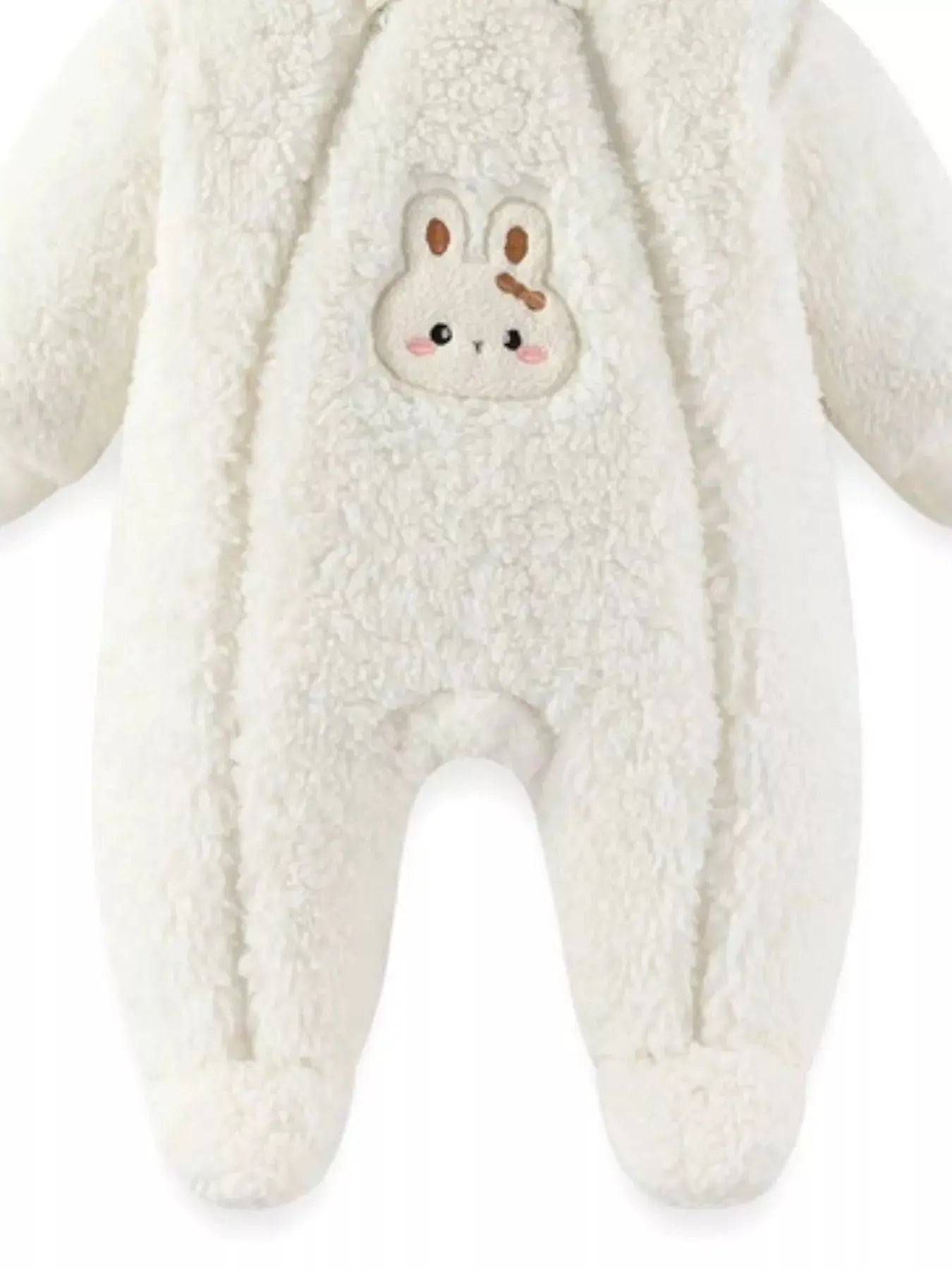 Cute Bunny Hooded Fleece One-Piece Simply Love