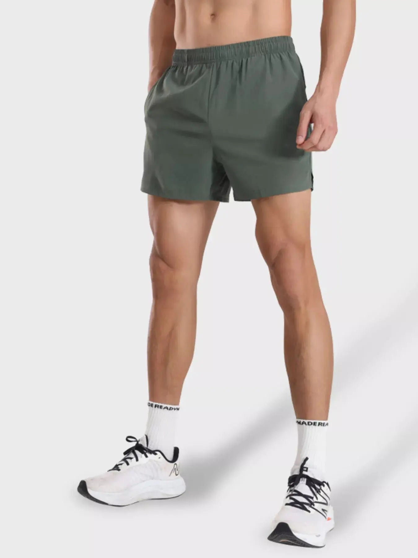Men's Plus Size Elastic Waist Active Shorts Simply Love