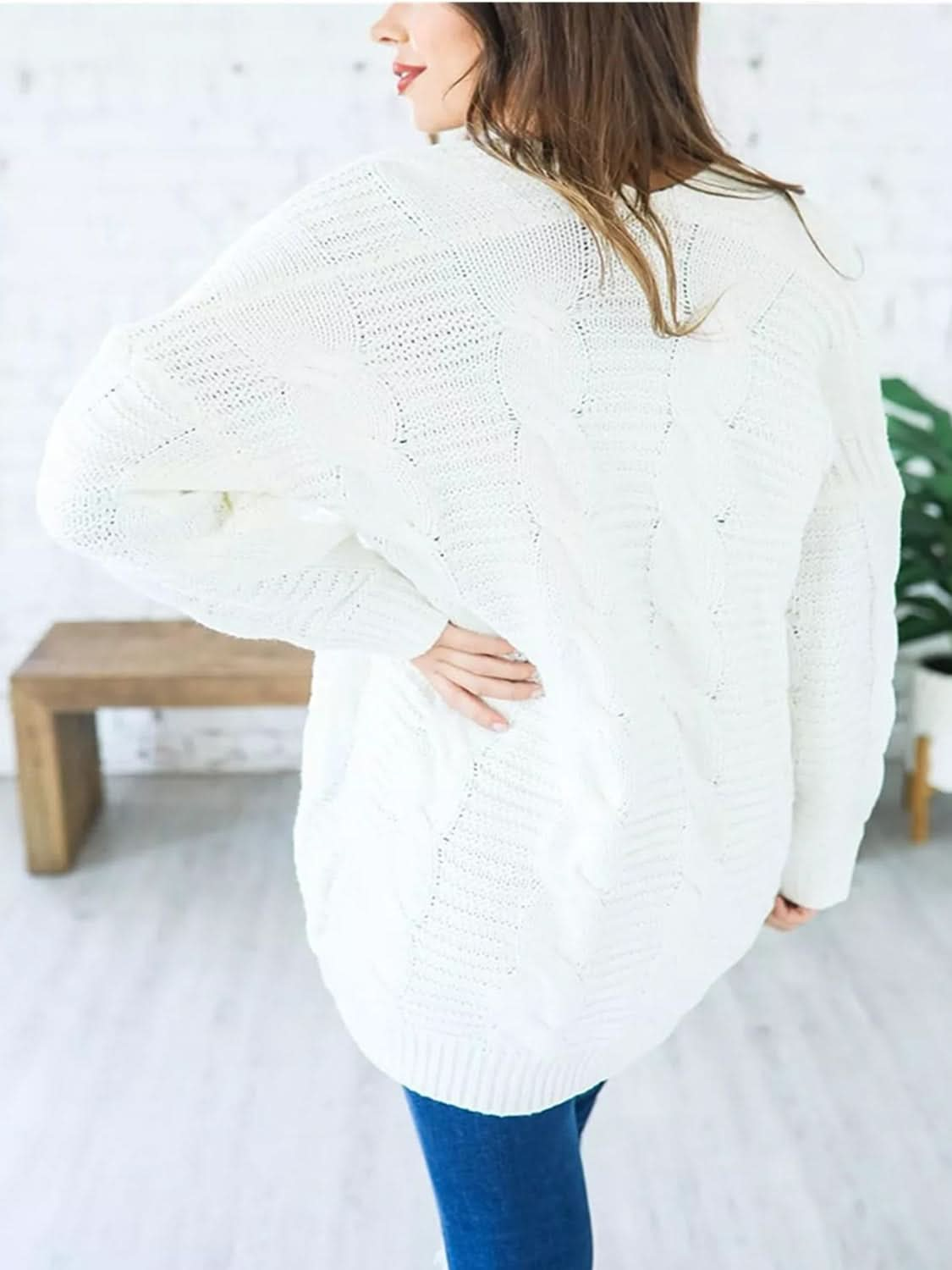 Cozy open front cardigan - all-day comfort