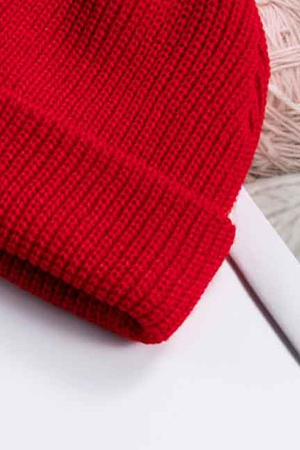 Cozy Rib-Knit Cuff Beanie.