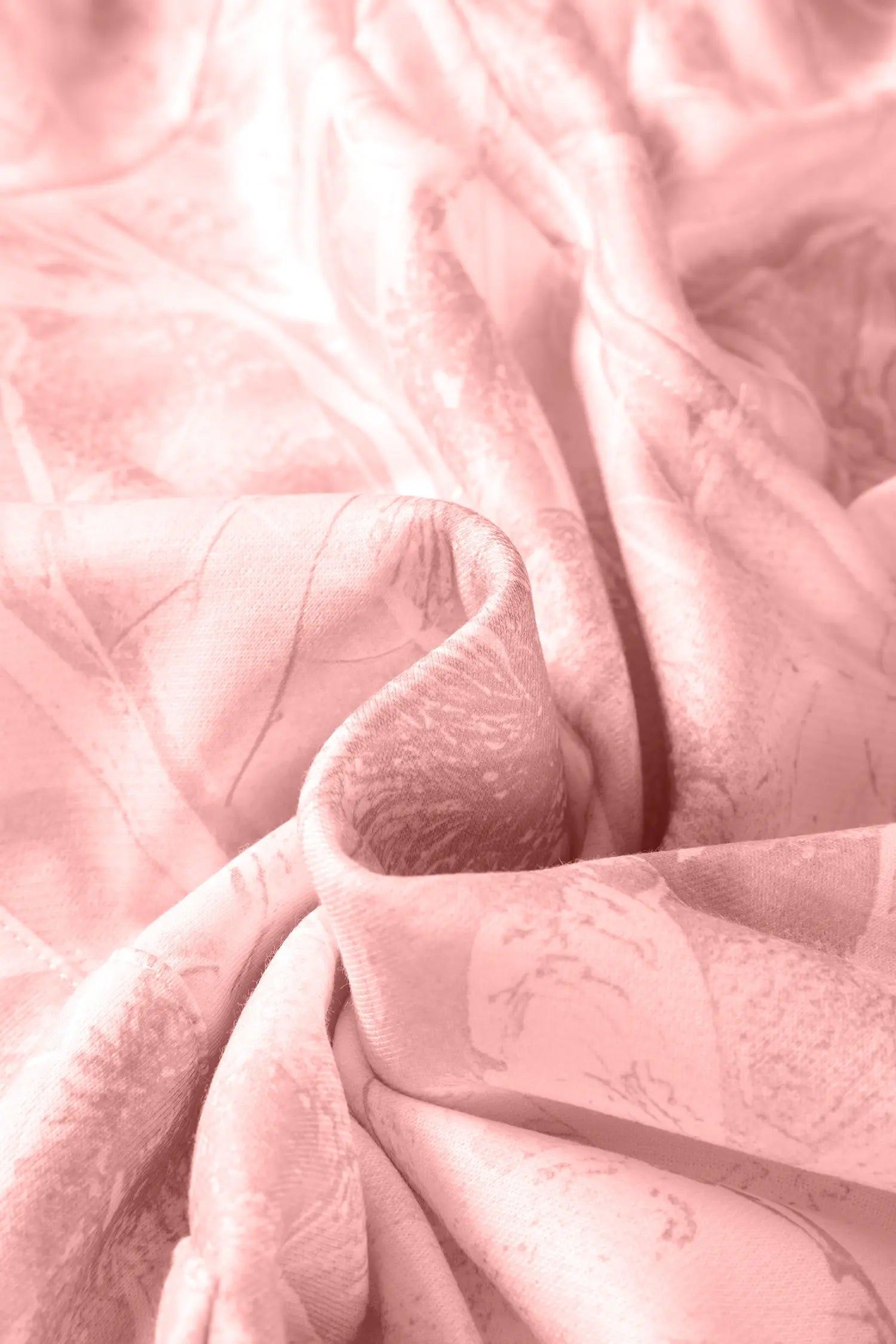 Light Pink Camouflage Woodland Print Oversized Sporty Hoodie For Women Dear-Lover Dropshipping