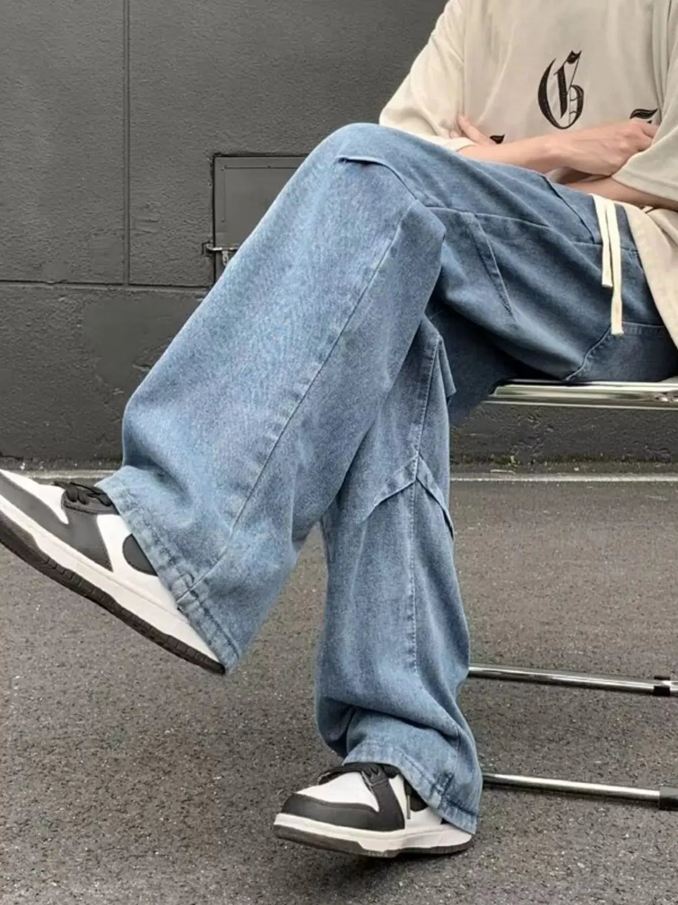 Men's Full Size Loose Fit Jeans Plus Size Simply Love