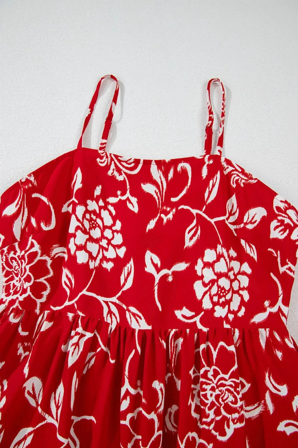 Floral Printed Spaghetti Strap Empire Waist Maxi Dress Simply Love