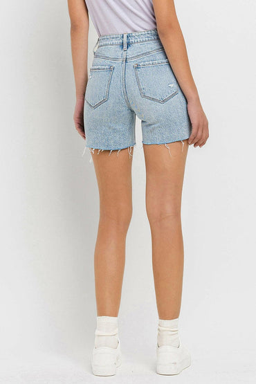 Vervet by Flying Monkey High Rise Denim ShortsElevate Your Wardrobe with Vervet by Flying Monkey High Rise Denim Shorts
 Step into summer with confidence and style in the Vervet by Flying Monkey High Rise Denim Love Salve Flying Monkey High Rise Denim Shortsjust arrived