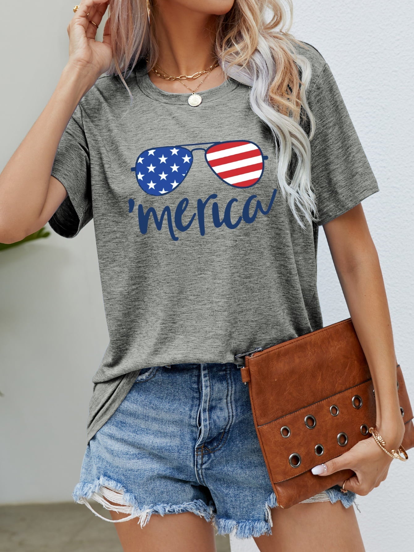 Simply Love: Patriotic Flag Tee