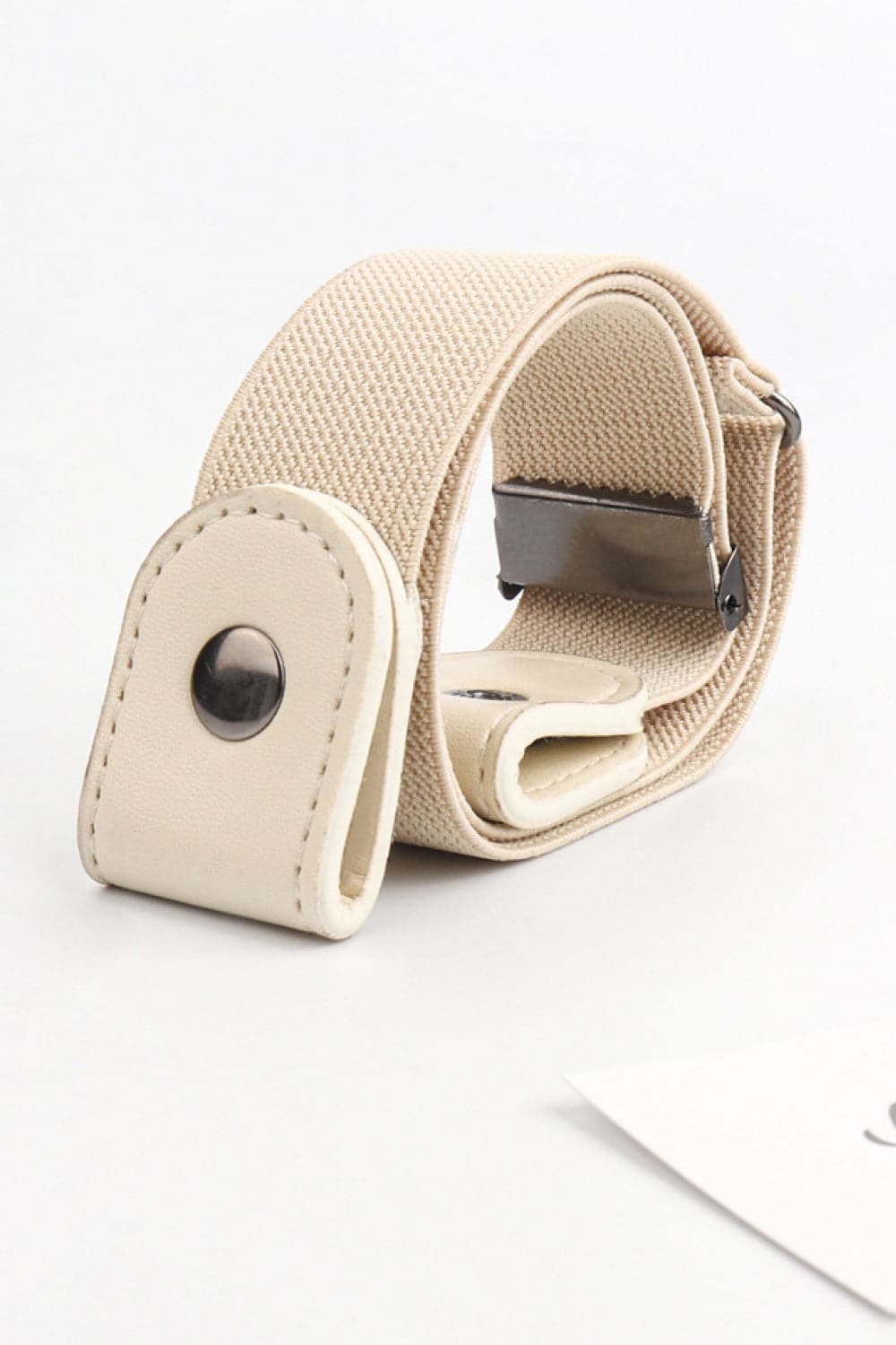 PU Elastic Snap Closure Belt.