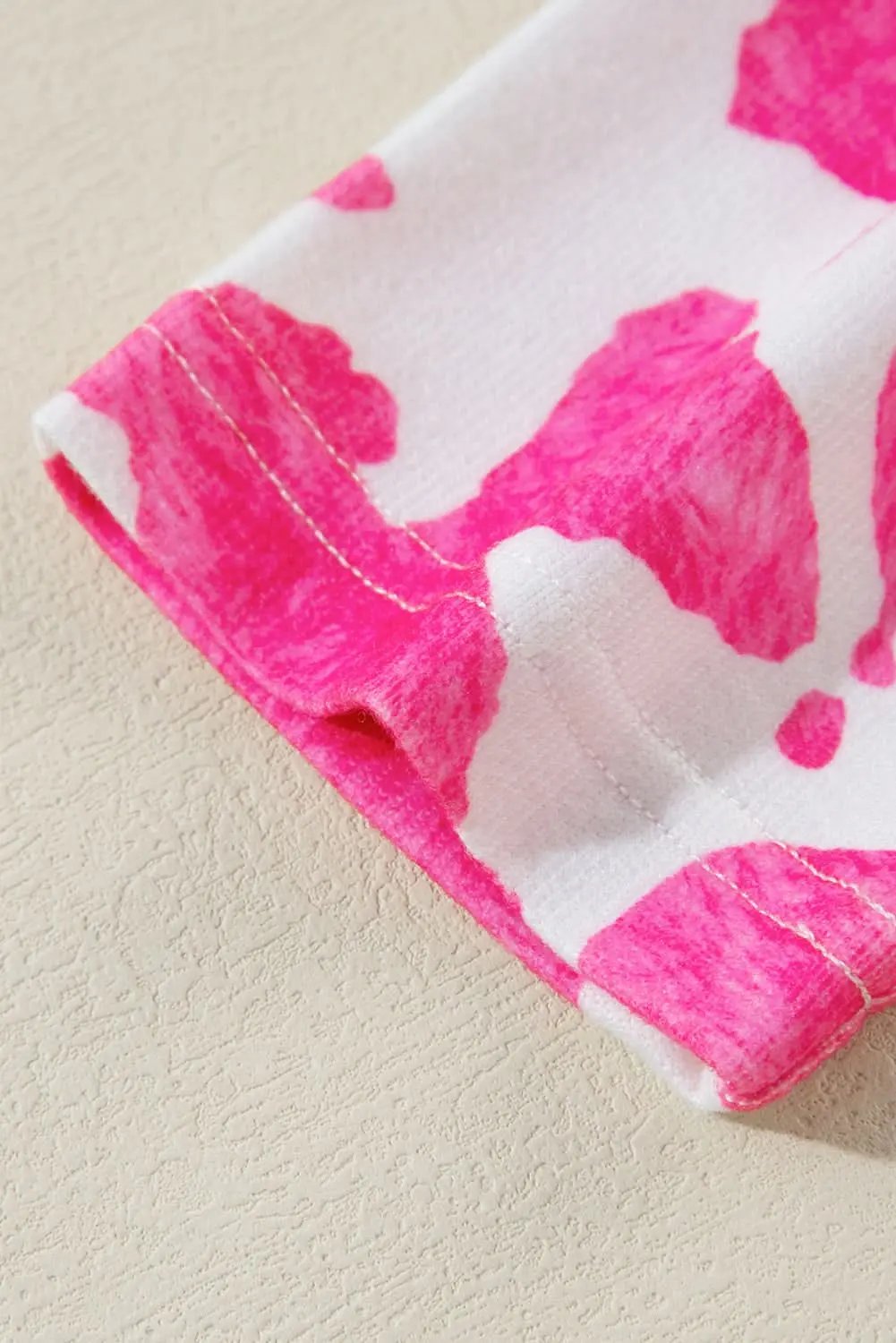 Rose leopard print plus size top - Love Salve 