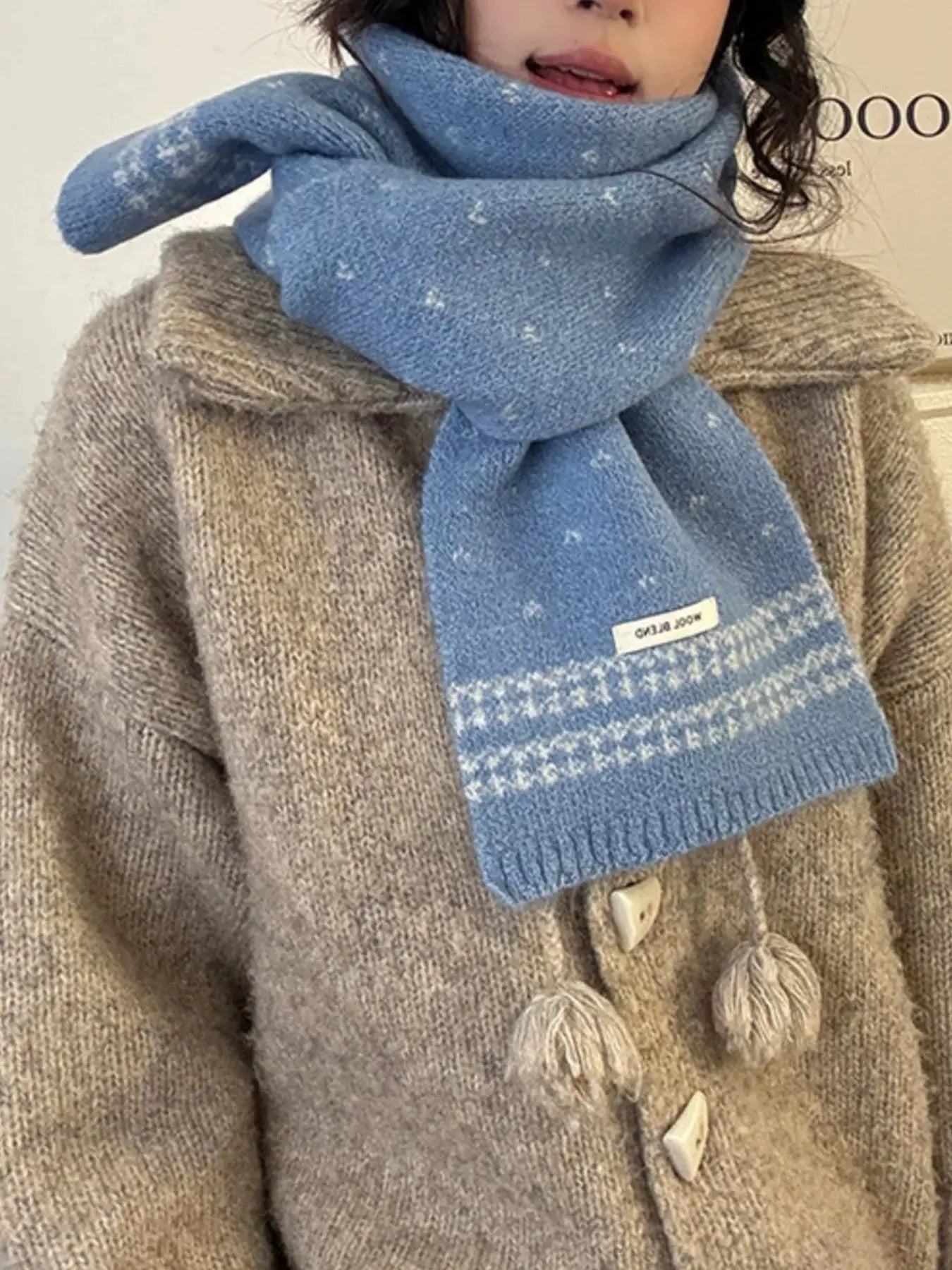 Winter Warm Knitted Scarf Simply Love