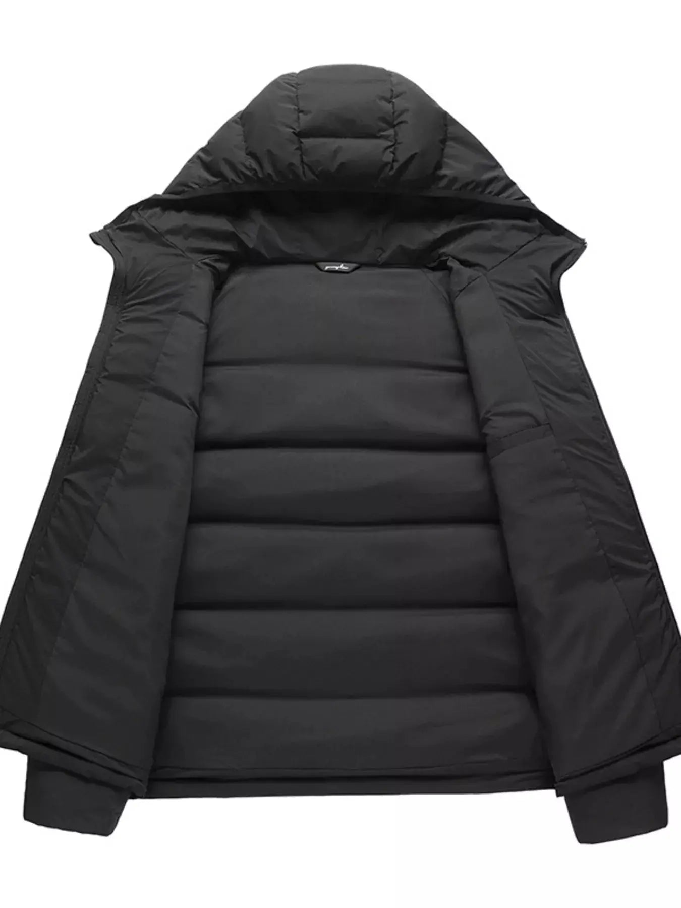 Men's Plus Size Hooded Padded Puffer Jacket Simply Love