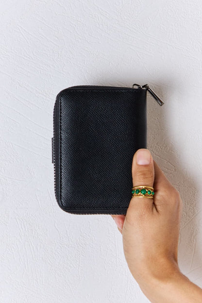 David Jones PU Leather Mini Wallet.