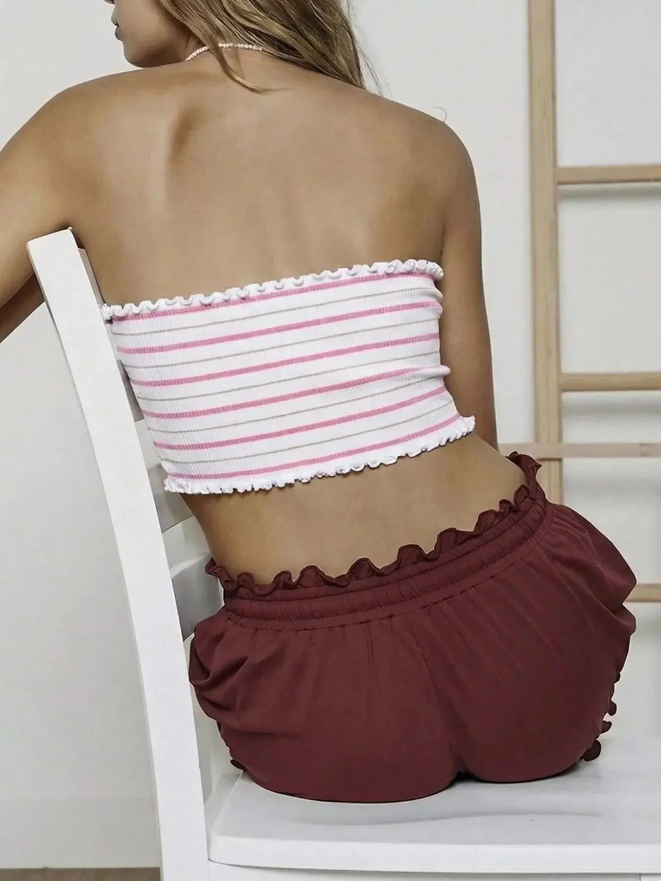 Striped Tube Top Simply Love