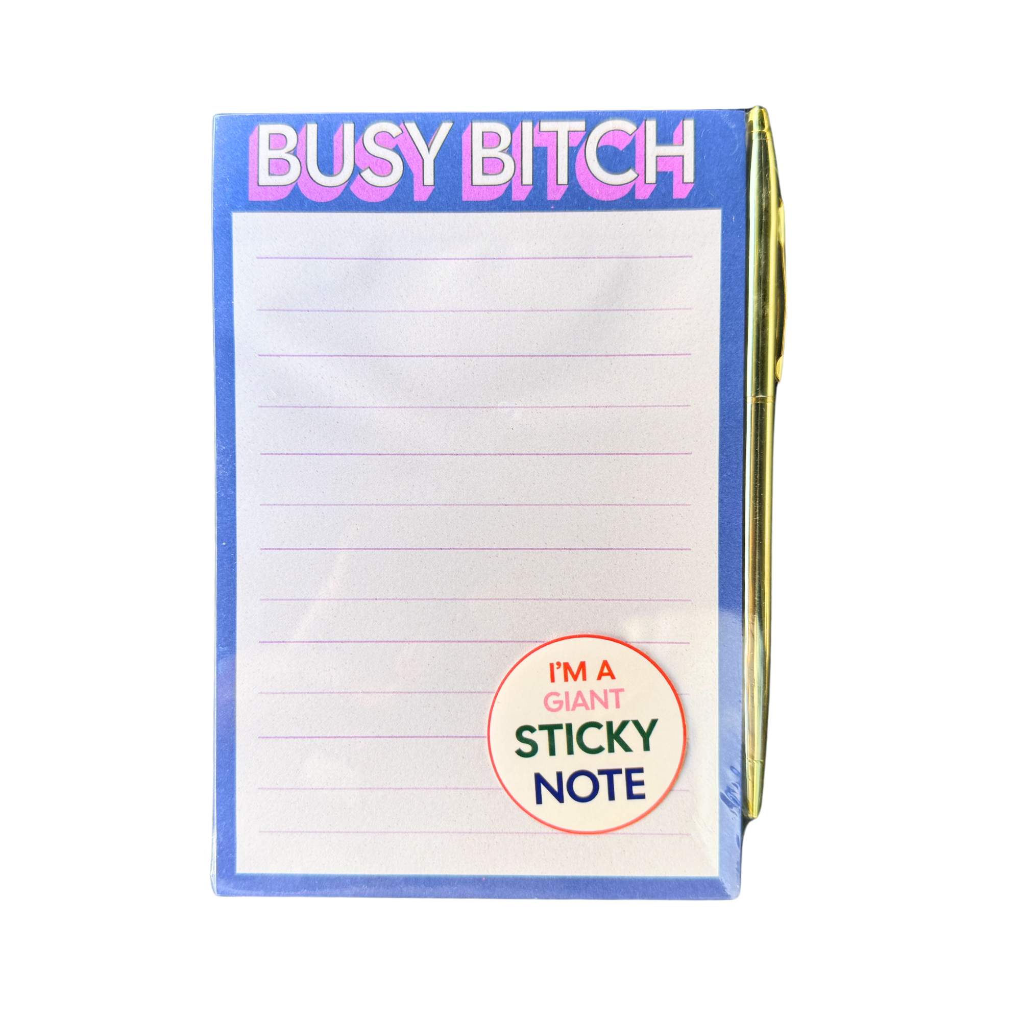 Busy B*tch Notepad w/ Pen Coco’s Tee Boutique
