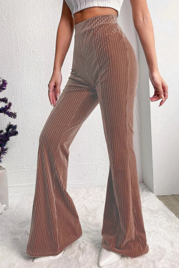 High Waist Bootcut PantsFeatures: Basic style
Sheer: Opaque
Material composition: 90% polyester, 10% elastane
Care instructions: Machine wash cold. Tumble dry low.
Imported


Size
US
Waist
Love Salve High Waist Bootcut PantsPants