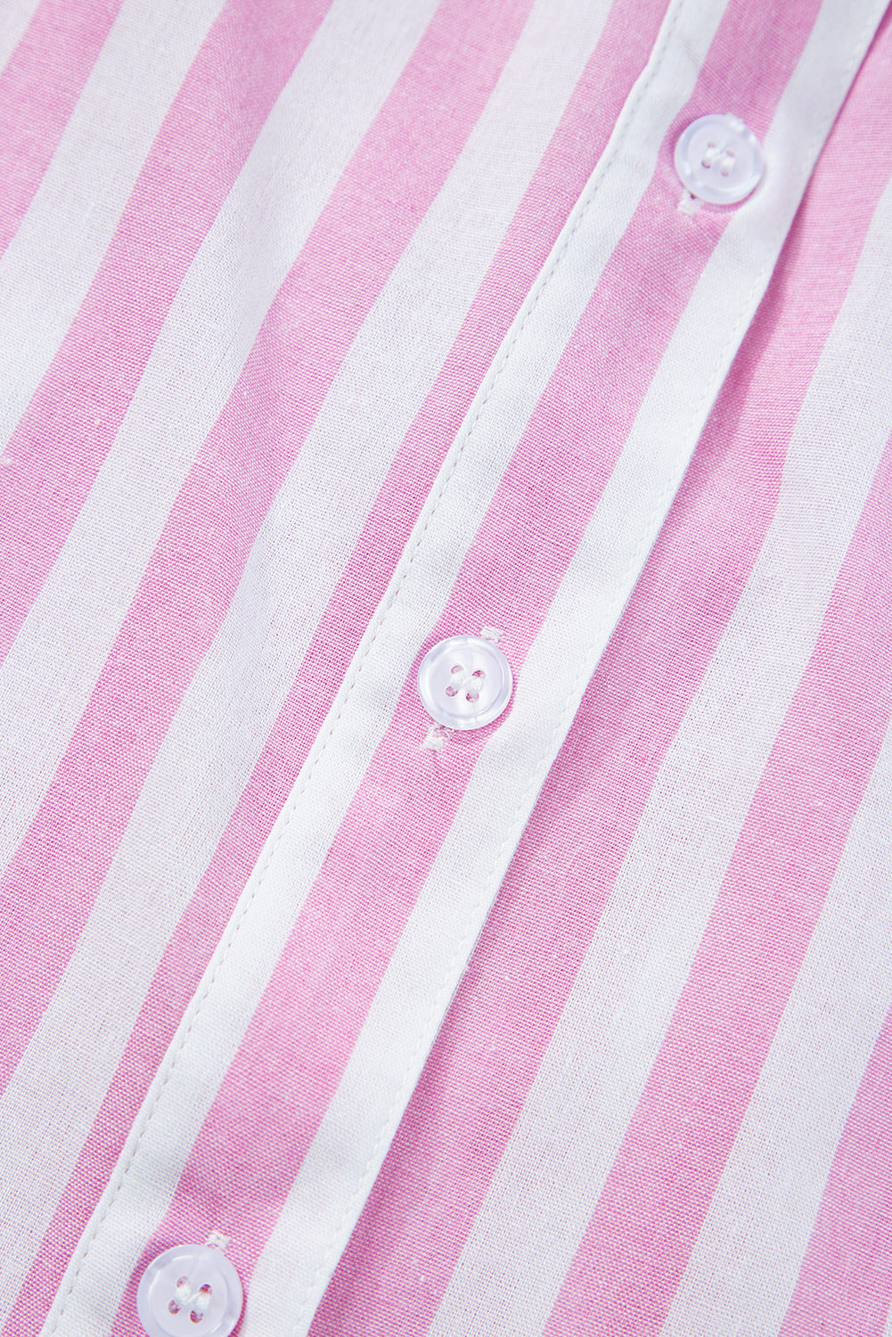 Pink striped patchwork shirt