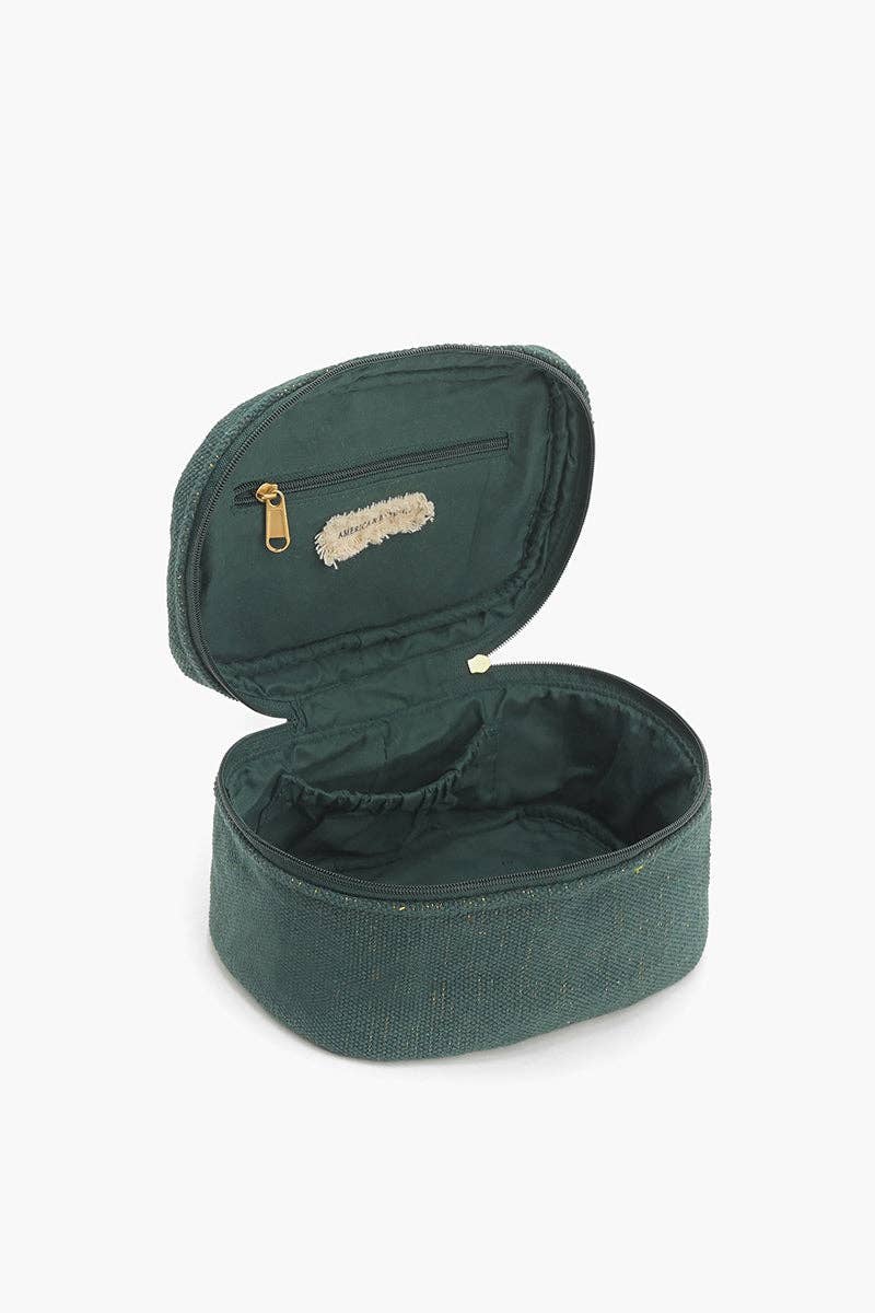 Fly Free Radiance Makeup Bag with Butterfly Embellishment Fitkitty Culture Athleisure Wear, Yoga Wear & Women's Clothing