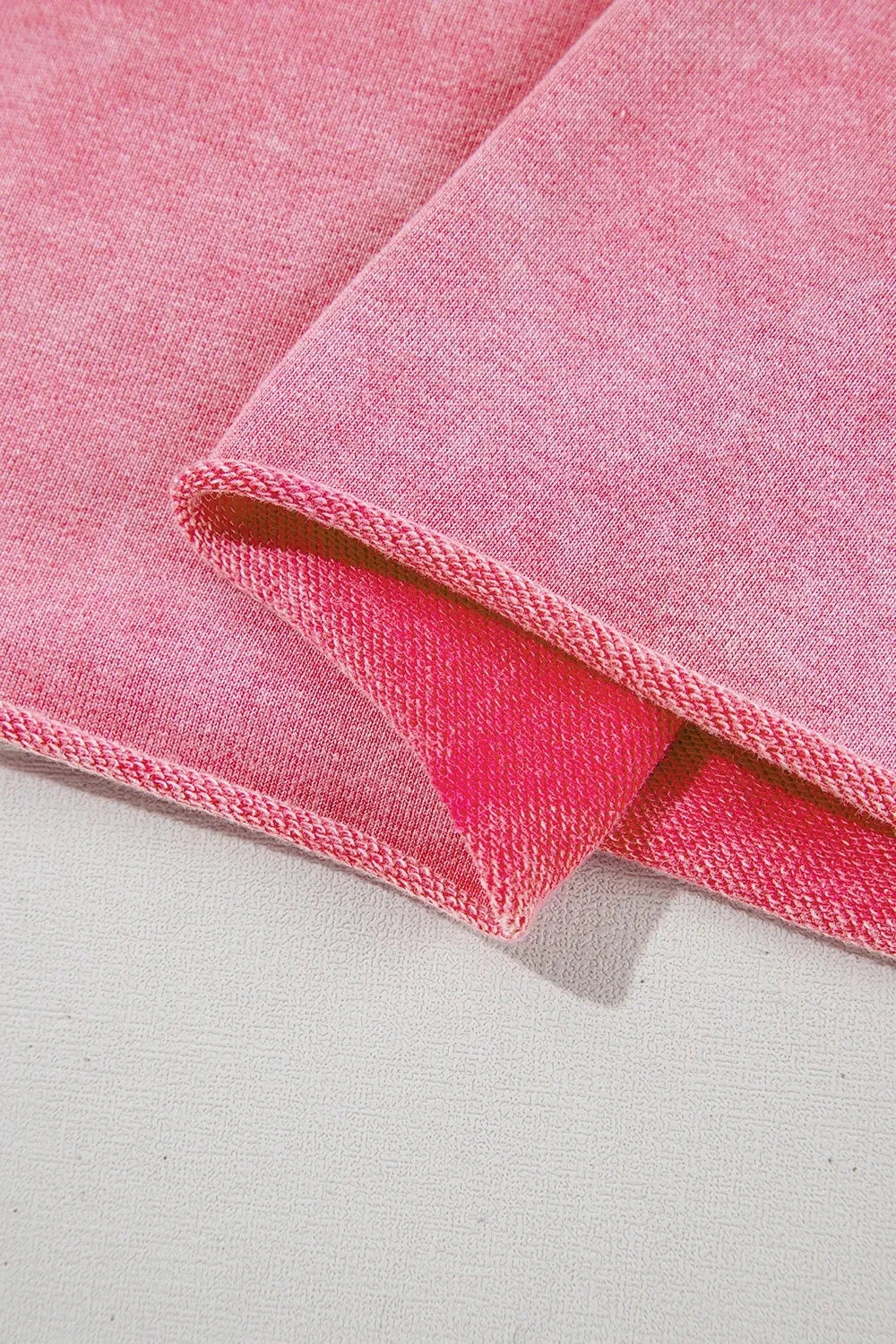 Mineral Wash Raw Edge Ruffle Mini Dress Simply Love