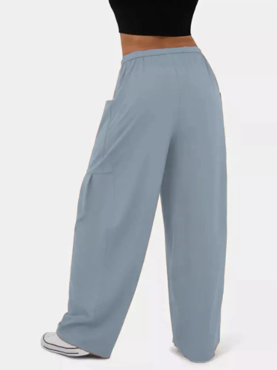 Relaxed Fit Drawstring Pants Simply Love