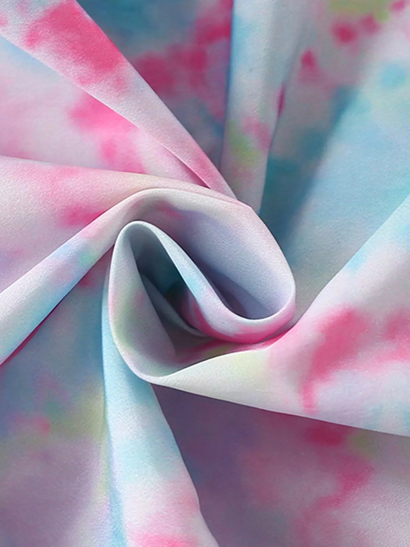 Children's Tie-Dye Heart Print Lightweight Hooded Jacket Simply Love