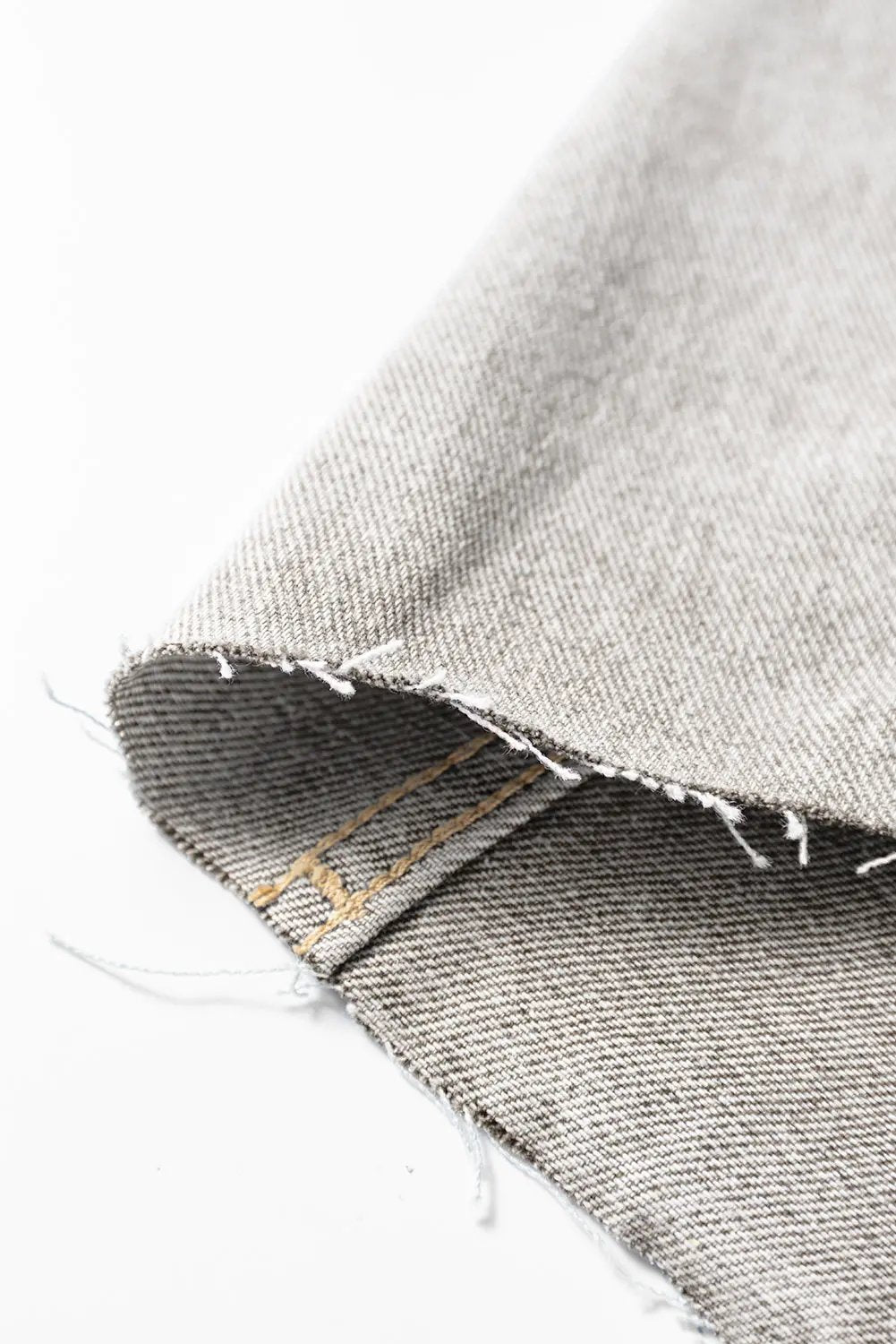 Dusk Blue Color Block Patchwork Flap Detail Distress Denim Jacket Love Salve