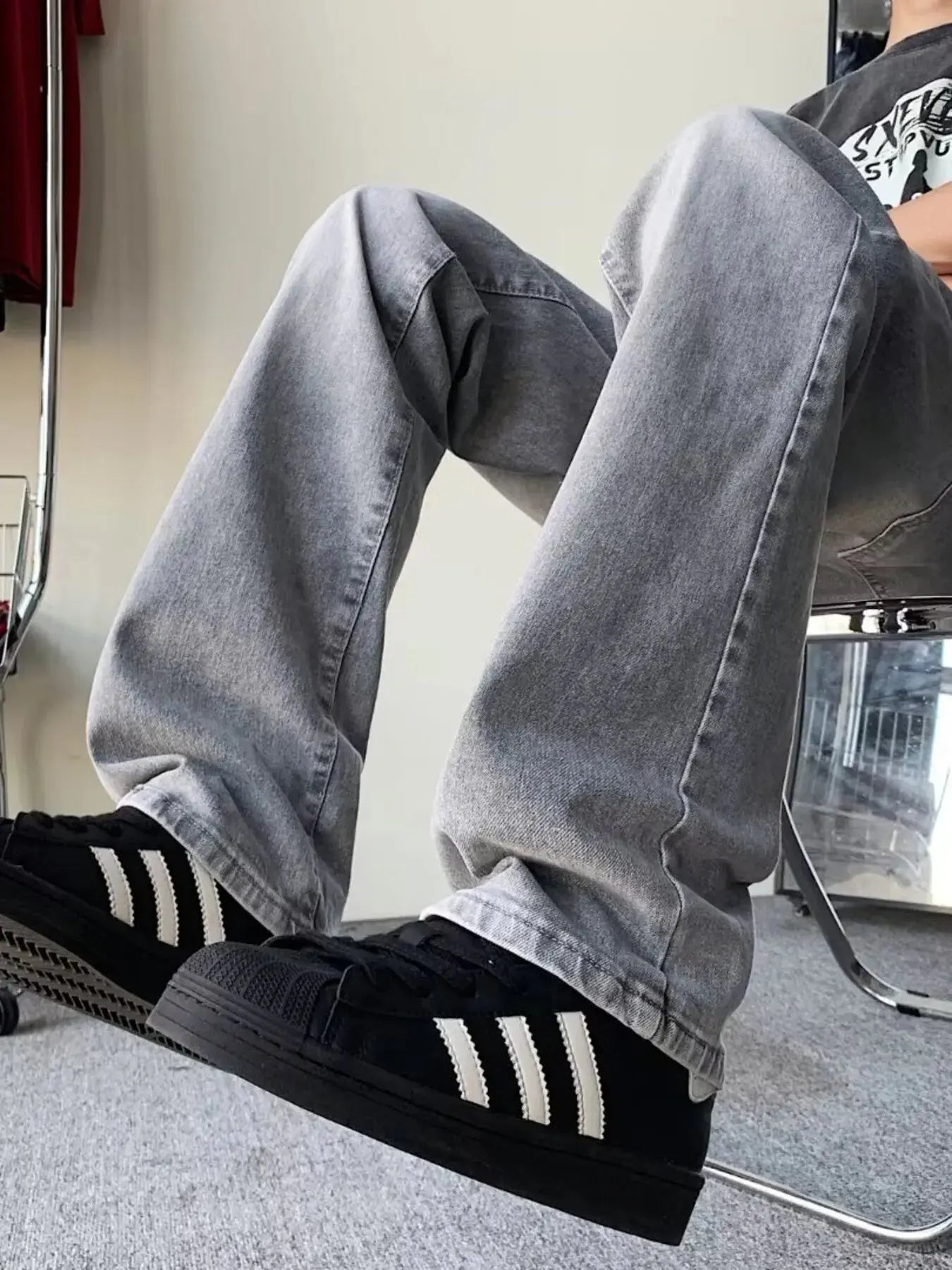 Men's Full Size Loose Fit Jeans Plus Size Simply Love