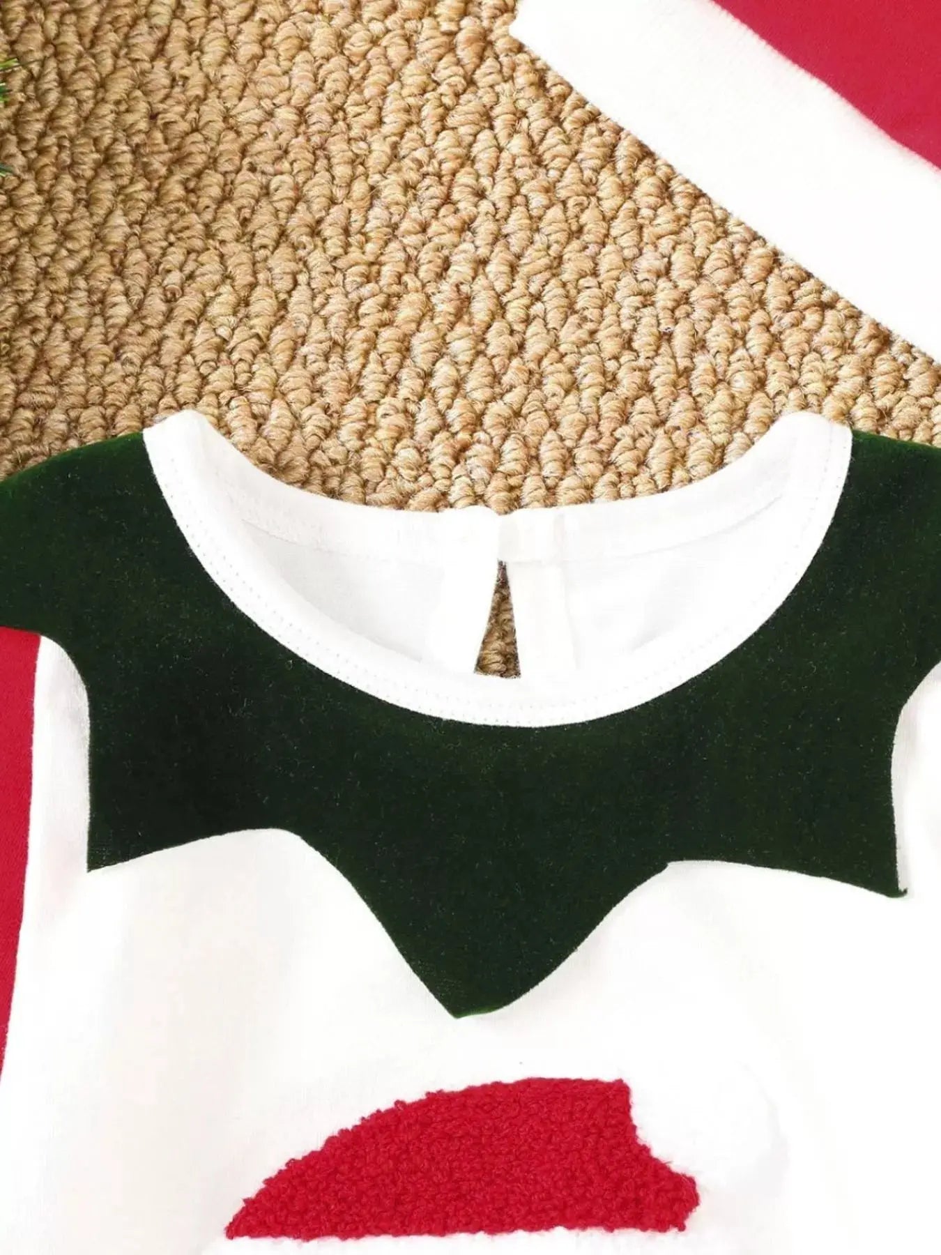 Children's 2-Piece Christmas-Themed Set with Jumpsuit and Santa Claus Hat Simply Love