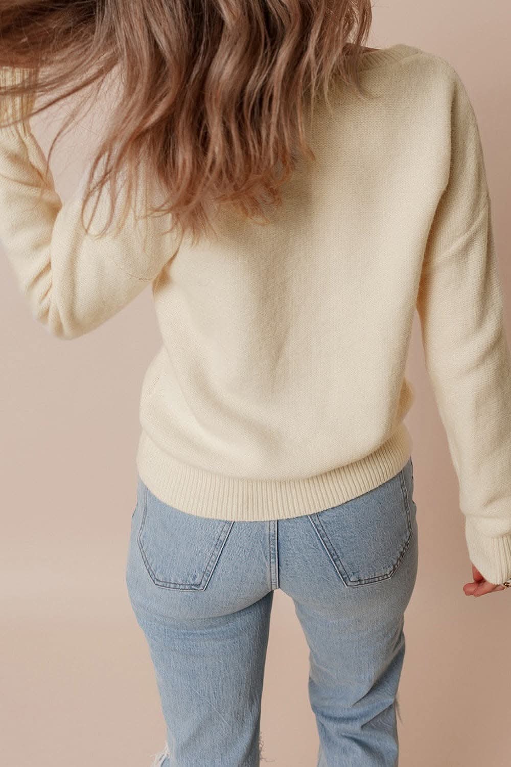Chic floral crochet sweater - Love Salve 