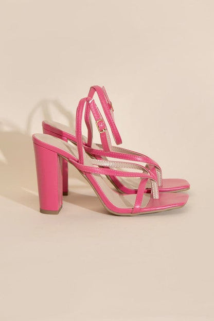 NILE-5 Thong Strappy Heels.