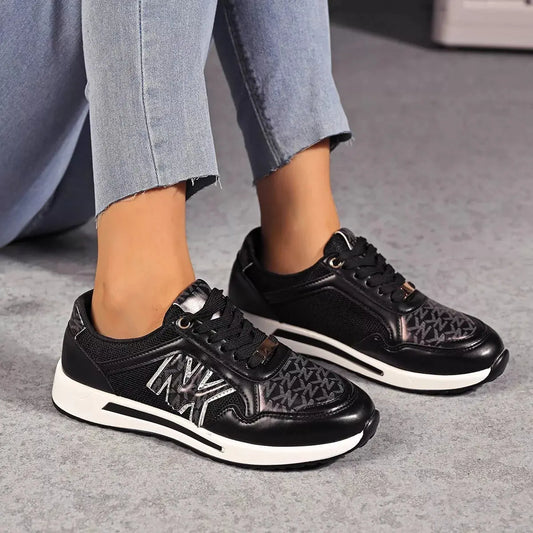 Lace Up Round Toe Sneakers Simply Love
