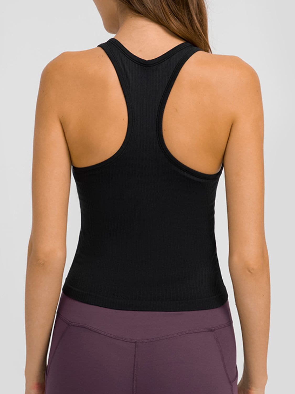 Round Neck Racerback Active Tank.