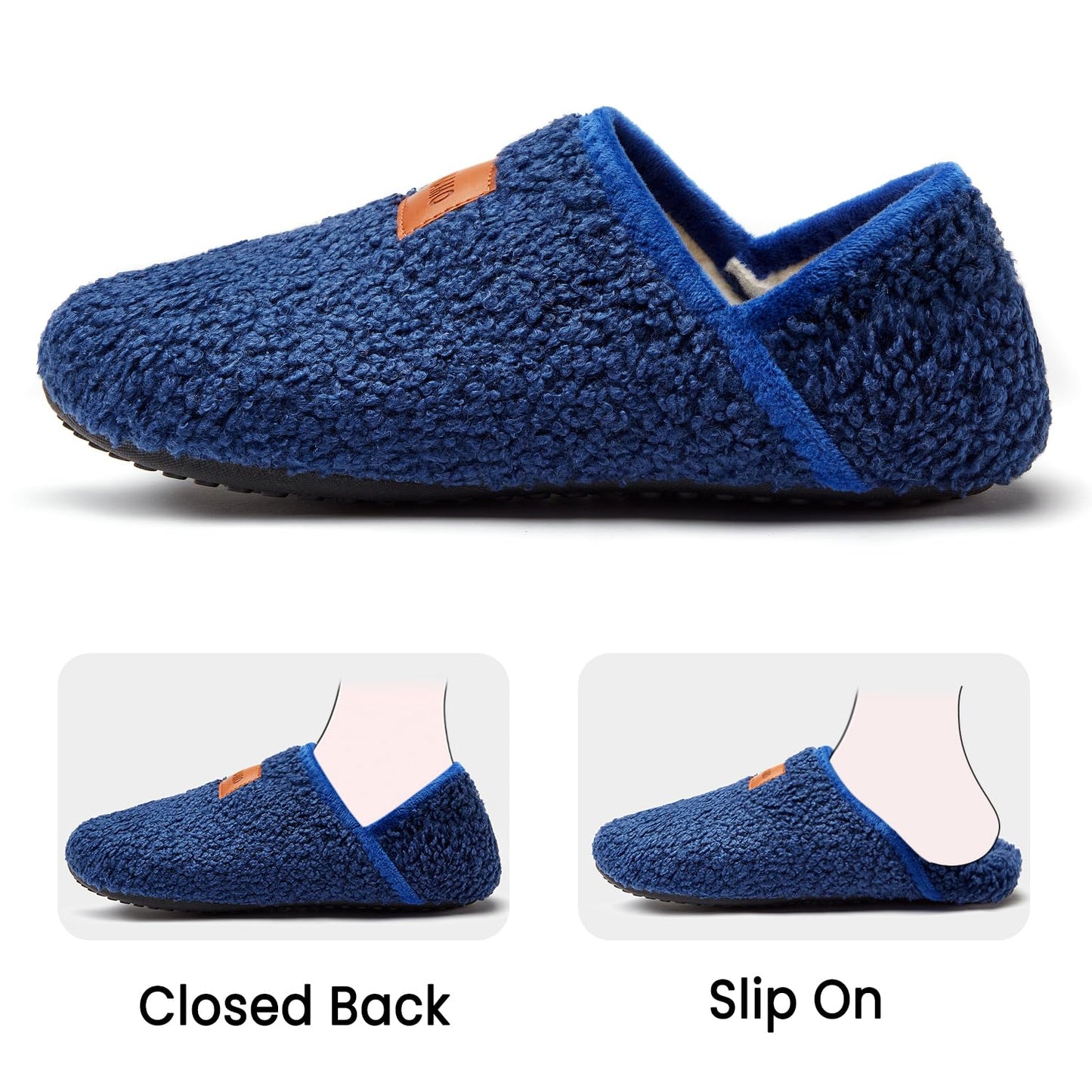 Tanamo House Slippers for Women Men Indoor Barefoot Slippers Socks Furry Slip on House Shoes Cozy Comfy Slippers for Home Bedroom Travel Yoga