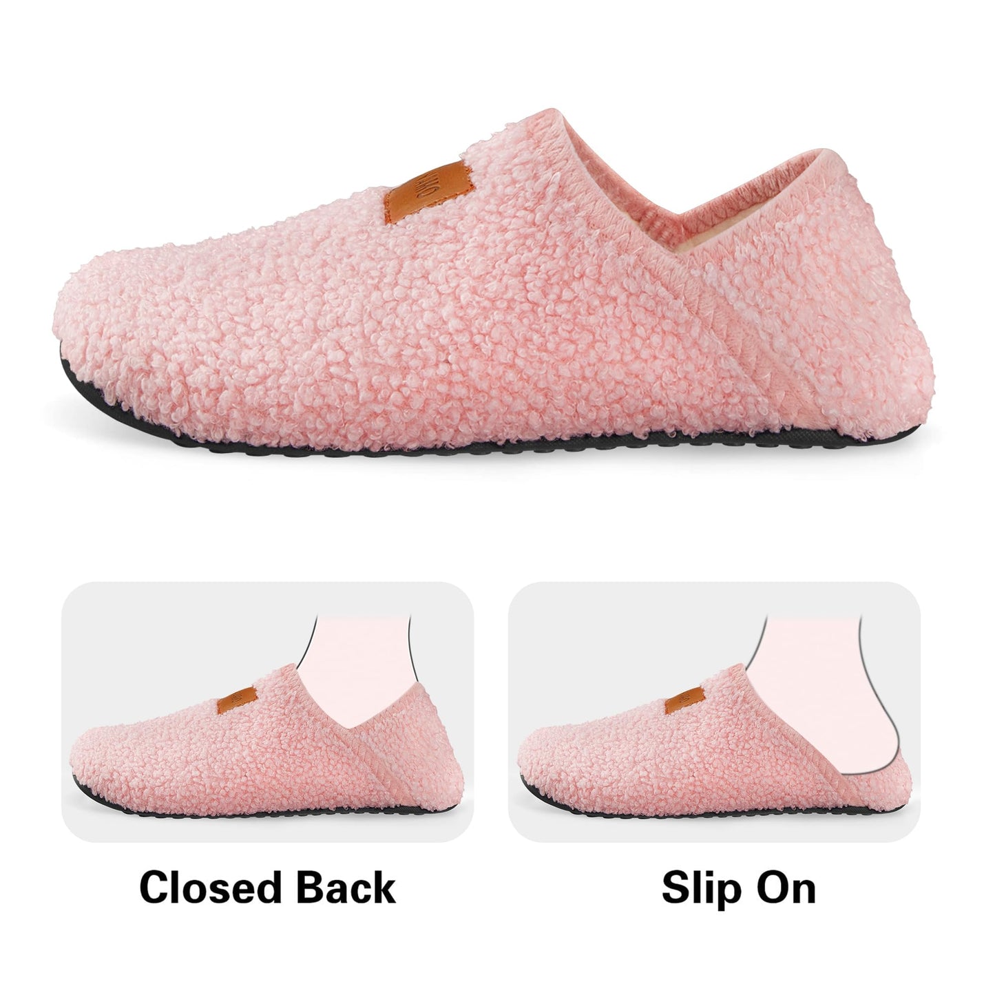 Tanamo House Slippers for Women Men Indoor Barefoot Slippers Socks Furry Slip on House Shoes Cozy Comfy Slippers for Home Bedroom Travel Yoga