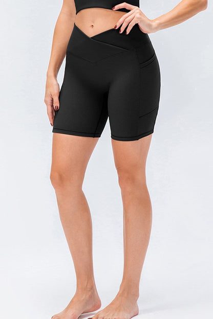 Slim Fit V-Waistband Sports Shorts.