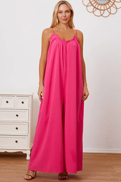 Double Take: Ruffle Cami Jumpsuit