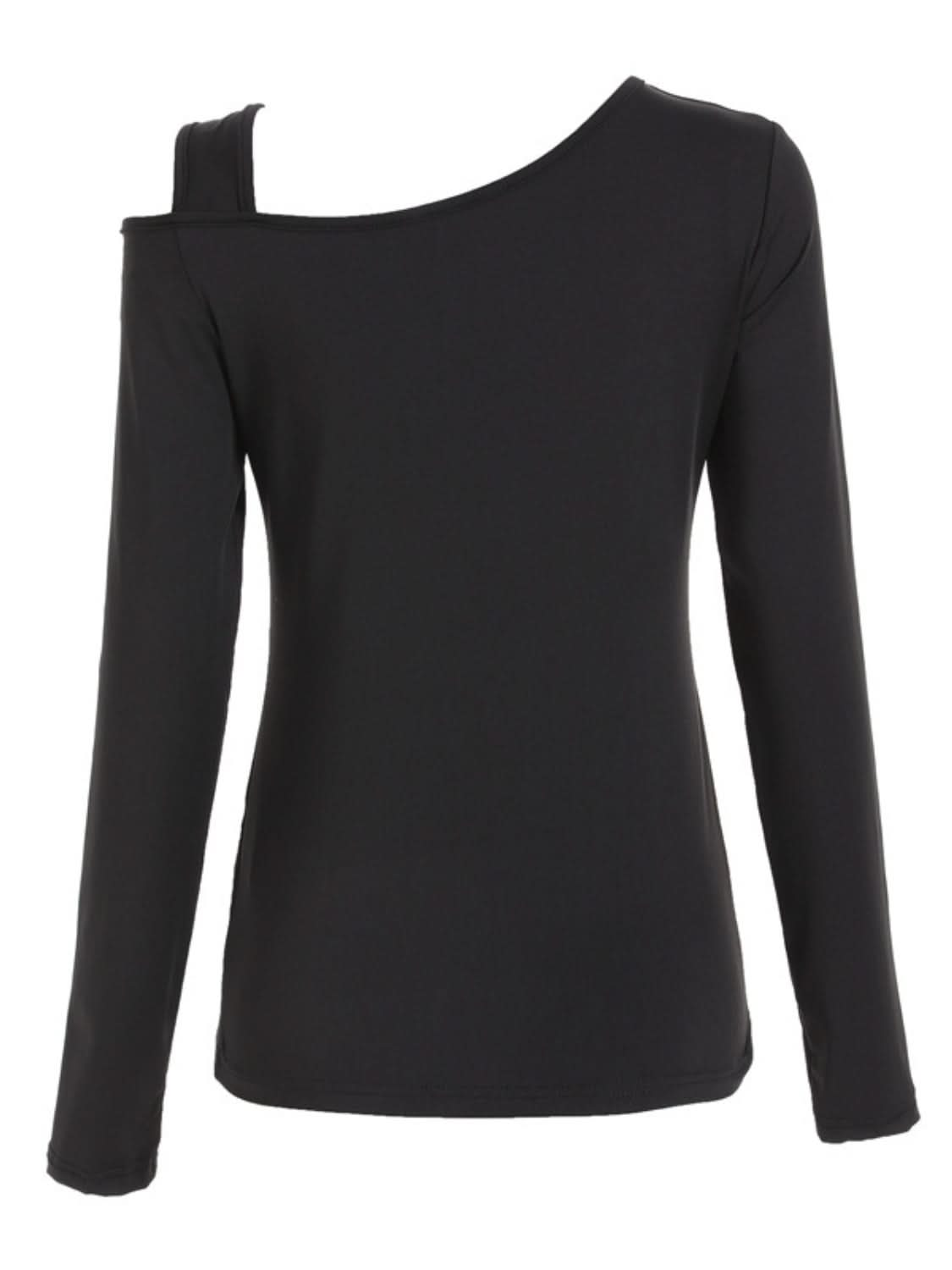 Asymmetrical long sleeve tee - modern style