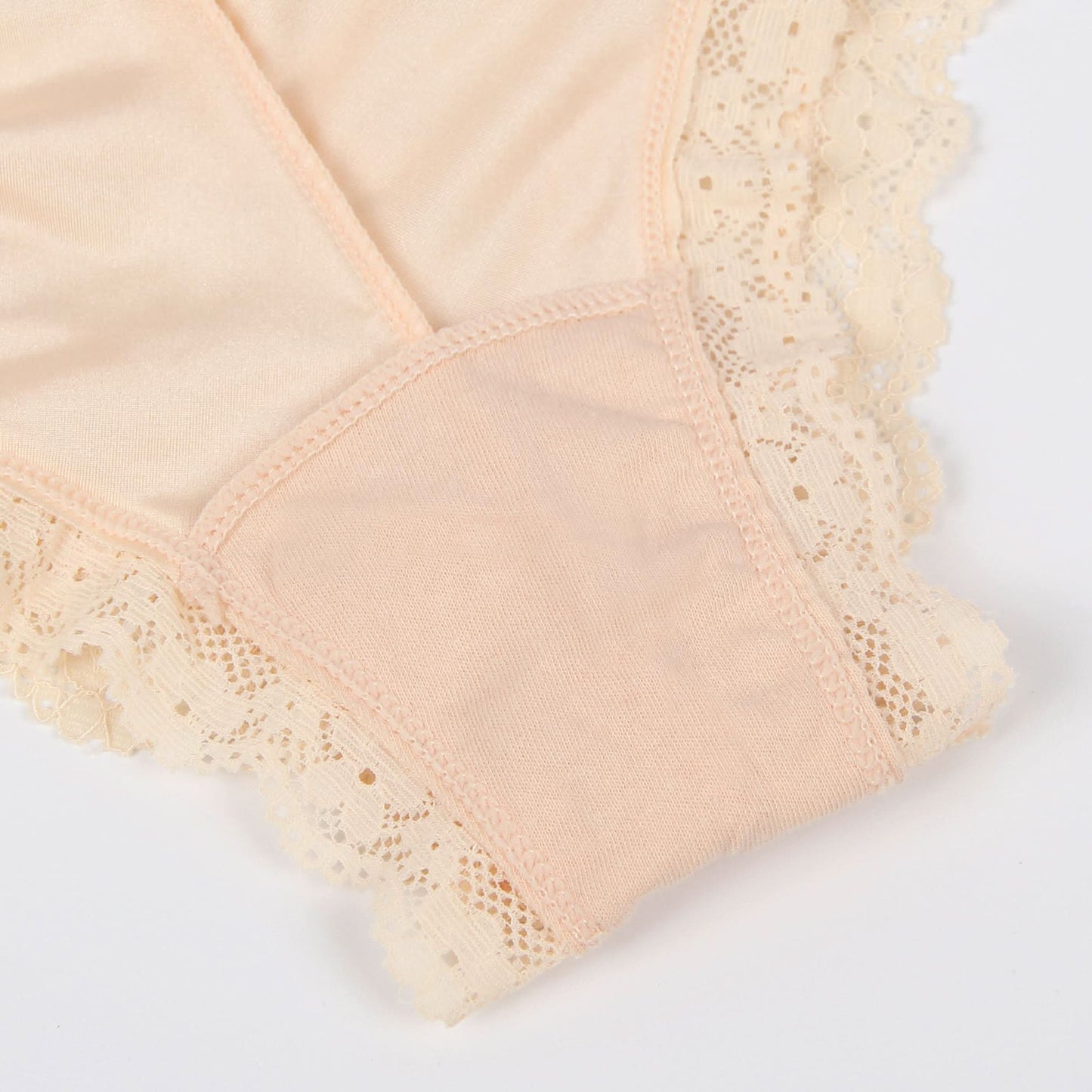 Chic lace low-rise underwear for women by Love Salve - Comfortable and stylish in tan